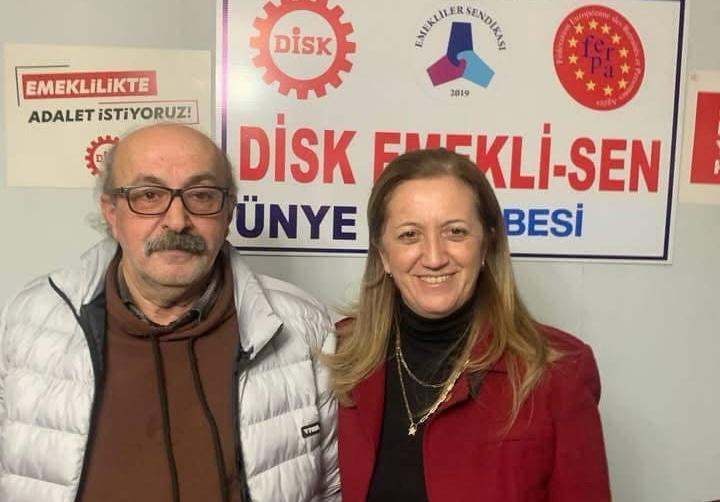 DİSK Genel Başkanı Arzu Çerkezoğlu’ndan Ünye’ye Ziyaret